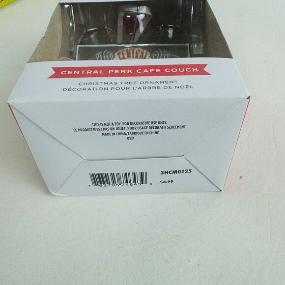 Hallmark Friends TV Series Central Perk Cafe Couch Christmas Tree Ornament New - Picture 5 of 5